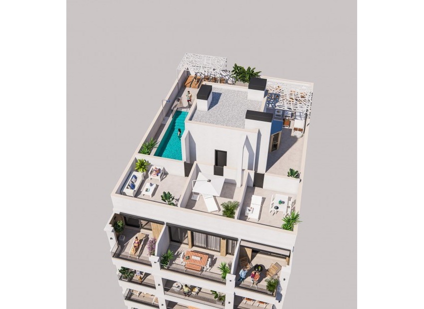 New Build - Apartment / Flat -
Torrevieja* - Playa de El Cura