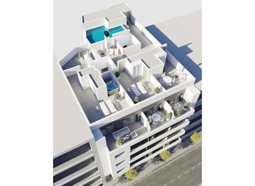 Nieuwbouw - Appartement / Flat -
Torrevieja* - Centro