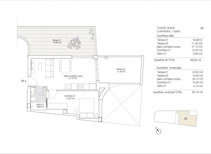 Nieuwbouw - Appartement / Flat -
Torrevieja* - Playa De Los Locos