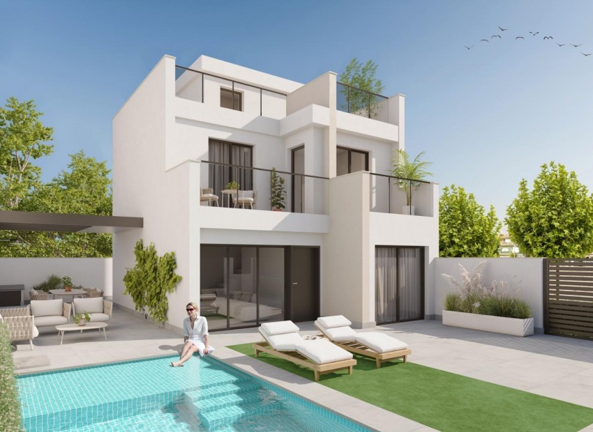 Nueva construcción  - Villa -
Los Alcazares - Playa la Atascadera