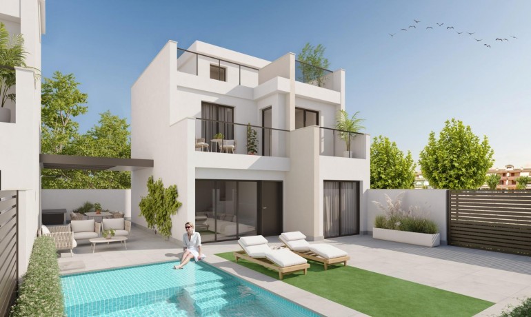 Villa - Nueva construcción  - Los Alcazares -
                Playa la Atascadera