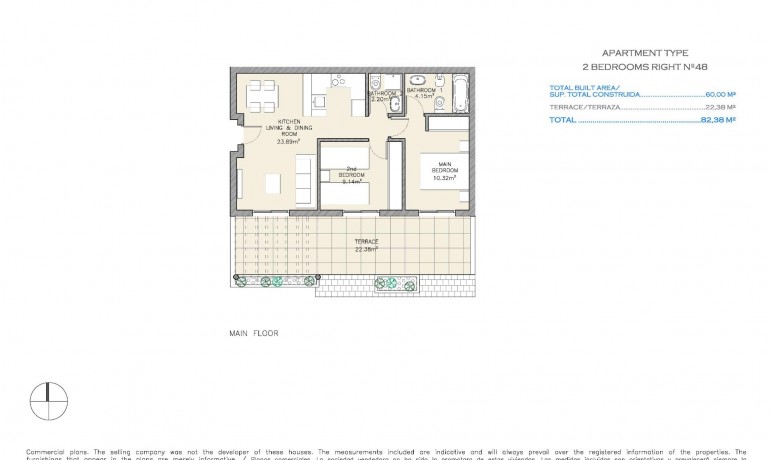 Nieuwbouw - Appartement / Flat -
Águilas* - Collados