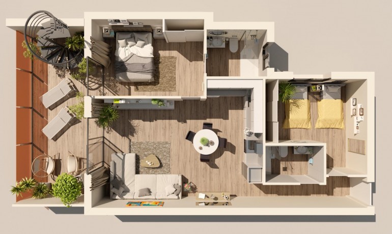 New Build - Apartment / Flat -
Torrevieja* - El Chaparral*