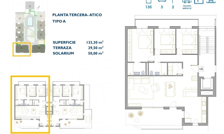 Nueva construcción  - Ático -
