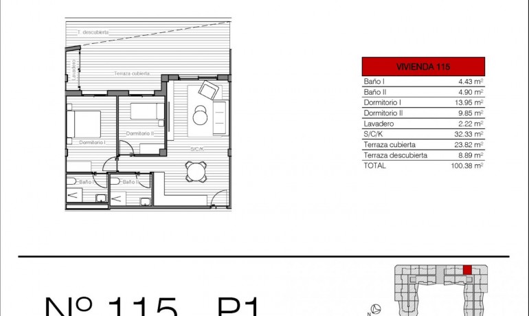 Nieuwbouw - Appartement / Flat -
San Miguel de Salinas* - Pueblo