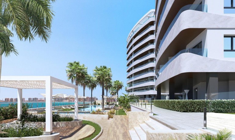 Nieuwbouw - Appartement / Flat -
La Manga del Mar Menor - 1ª Linea Del Mar Mediterraneo