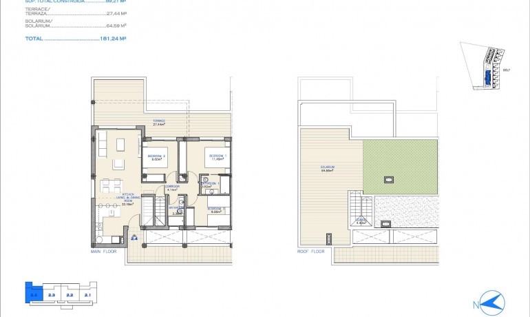 New Build - Penthouse -
Los Alcázares* - Serena Golf