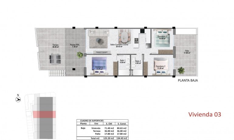 Nieuwbouw - Appartement / Flat -
Pilar de la Horadada* - pueblo
