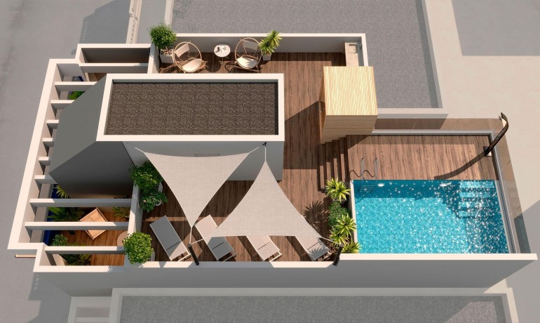 Nieuwbouw - Appartement / Flat -
Torrevieja* - Playa del Acequión