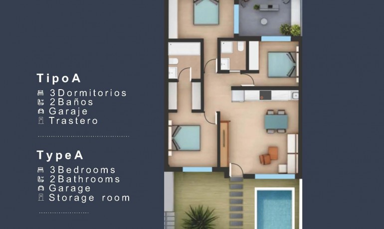 Nouvelle construction - Appartement / Flat -
San Pedro del Pinatar* - Los Pinos