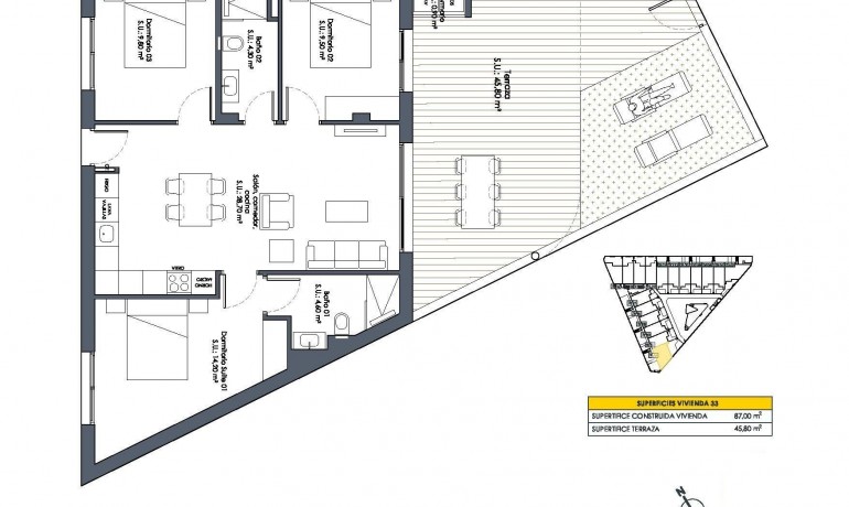 Nieuwbouw - Appartement / Flat -
San Fulgencio - Pueblo