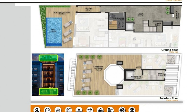 Nieuwbouw - Appartement / Flat -
Torrevieja* - Playa de El Cura