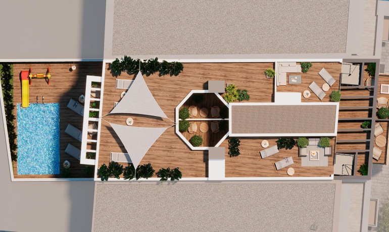 Nieuwbouw - Appartement / Flat -
Torrevieja* - Playa de El Cura