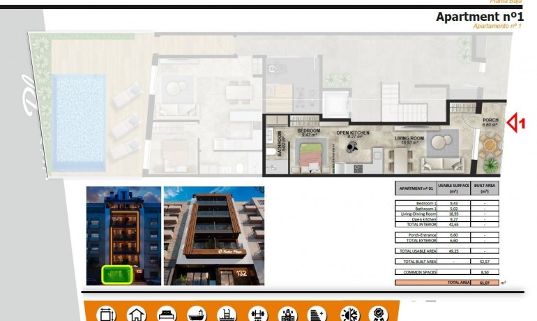 Nieuwbouw - Appartement / Flat -
Torrevieja* - Playa de El Cura