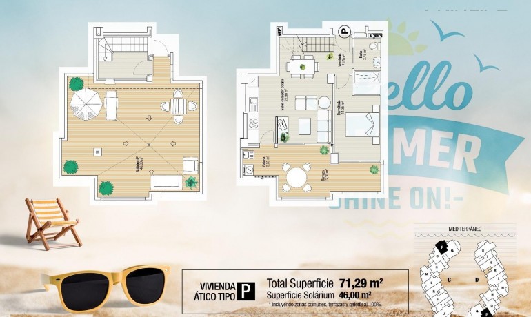 Nueva construcción  - Apartamento / piso -
La Manga del Mar Menor - La Manga
