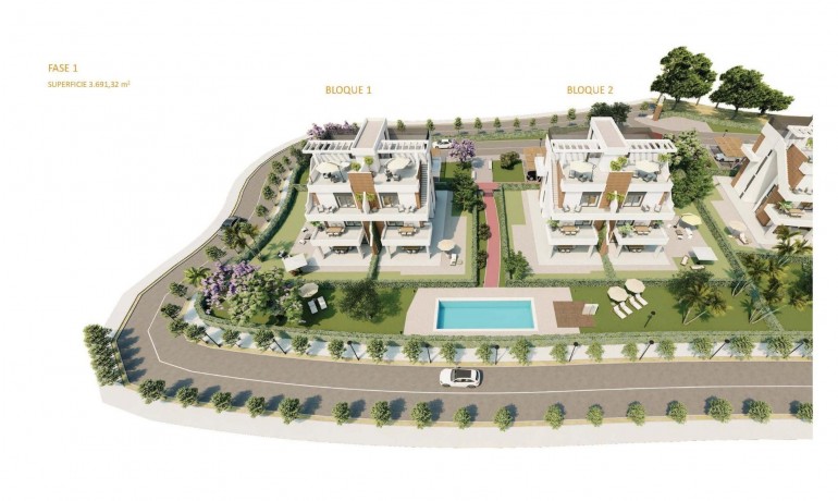 Nieuwbouw - Appartement / Flat -
Fuente Alamo* - Hacienda del Alamo