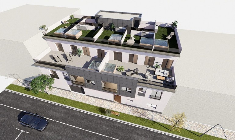 New Build - Apartment / Flat -
Pilar de la Horedada* - pueblo