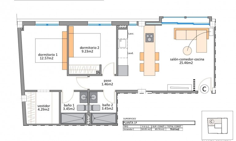 Nieuwbouw - Appartement / Flat -
San Pedro del Pinatar* - Lo Pagan