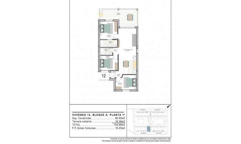 Nieuwbouw - Appartement / Flat -
Torre Pacheco* - San Cayetano
