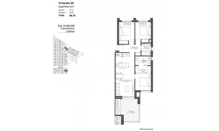 New Build - Apartment / Flat -
Los Alcázares* - Serena Golf