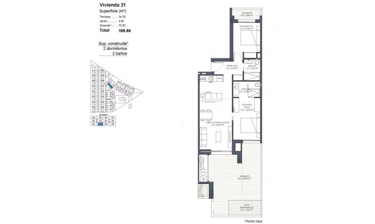 Nueva construcción  - Apartamento / piso -
Los Alcazares - Serena Golf