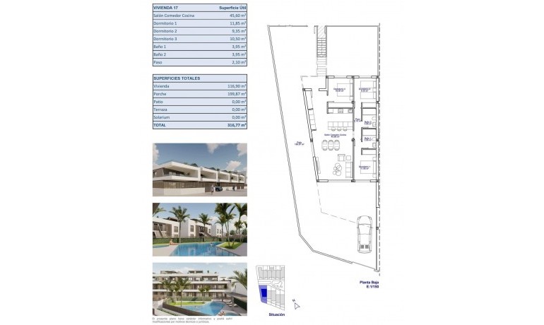Nouvelle construction - Appartement / Flat -
Pilar de la Horedada* - pueblo