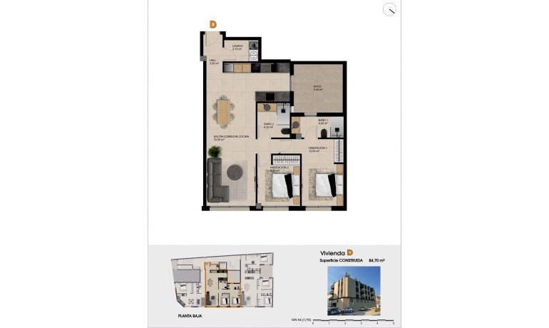 Nieuwbouw - Appartement / Flat -
Catral* - pueblo