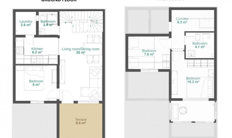 Sale - House -
Orihuela* - Urbanización Perla del Mar