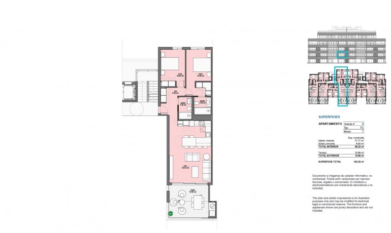 Nueva construcción  - Apartamento / piso -
Torre Pacheco - Santa Rosalia Lake And Life Resort