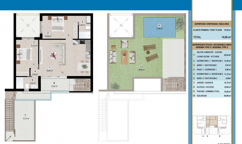 Nouvelle construction - Appartement / Flat -
San Pedro del Pinatar* - Lo Pagan