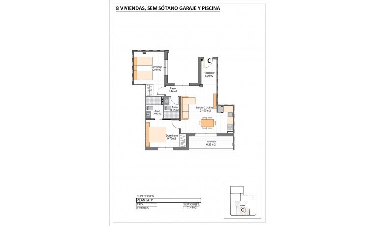 Nouvelle construction - Appartement / Flat -
San Pedro del Pinatar* - Lo Pagan