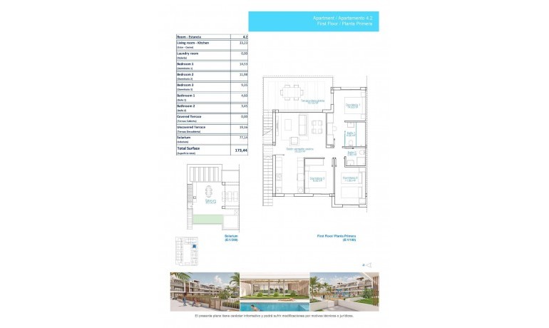 Nouvelle construction - Appartement / Flat -
Pilar de la Horedada* - Playa de las Higuericas