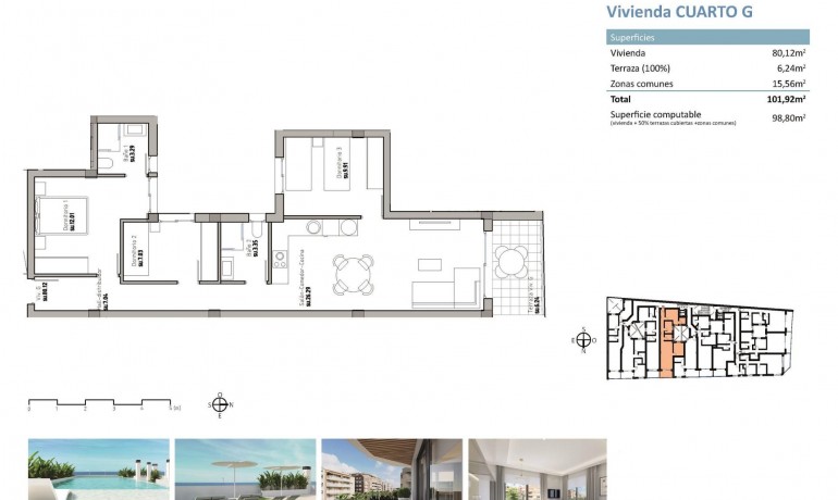 Nieuwbouw - Appartement / Flat -
Guardamar del Segura* - Pueblo