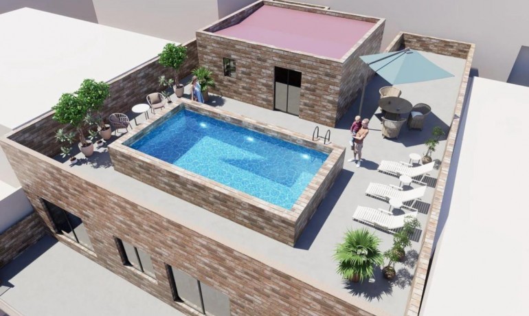 Nouvelle construction - Appartement / Flat -
Torrevieja* - Playa El Acequión