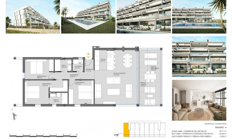 Nouvelle construction - Appartement -
Cartagena - Mar de cristal