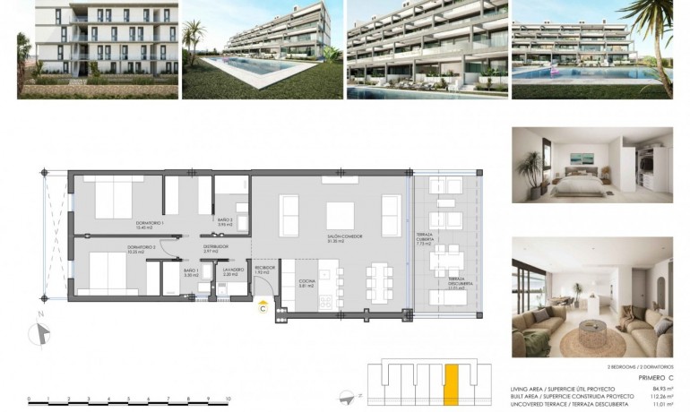 Nieuwbouw - Appartement / flat -
Cartagena - Mar de cristal