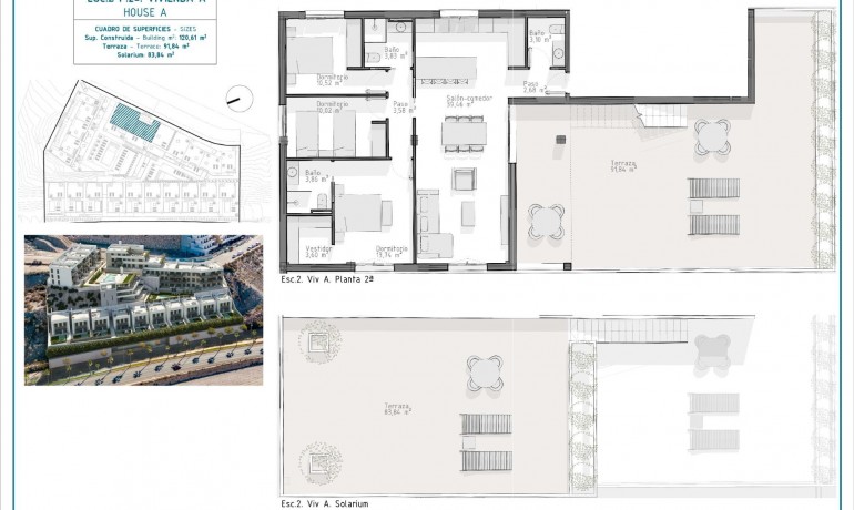 New Build - Penthouse -
Águilas* - El Hornillo*