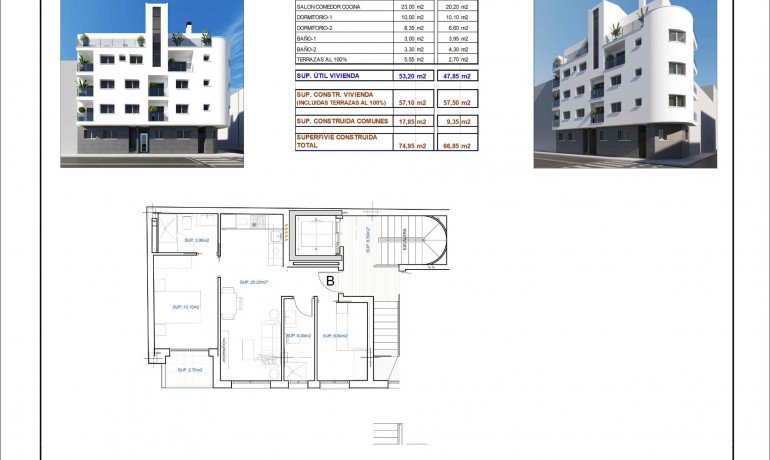 Nouvelle construction - Appartement -
Torrevieja - Center