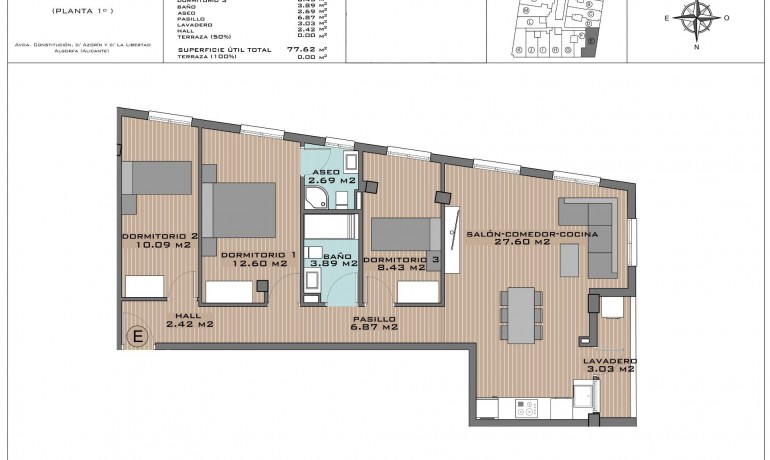 Nieuwbouw - Appartement / flat -
Algorfa - Pueblo