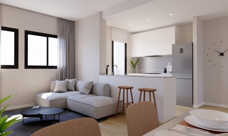 New Build - Apartment / flat -
Algorfa - Pueblo