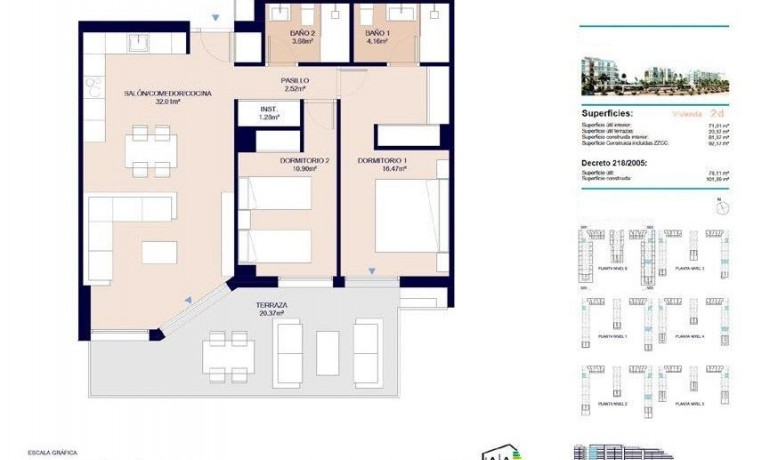 New Build - Apartment / flat -
Almerimar - 1ª Linea De Playa