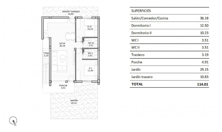 Nieuwbouw - Appartement / Flat -
San Miguel de Salinas - Pueblo