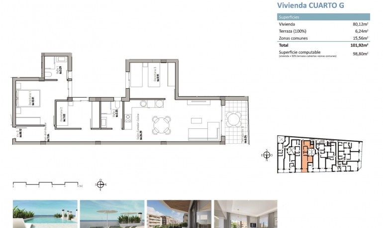 Nieuwbouw - Appartement / Flat -
Guardamar del Segura - Pueblo