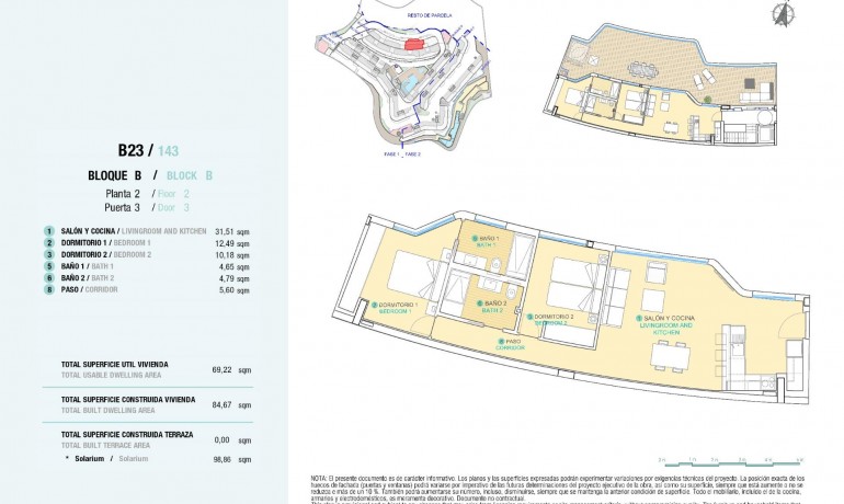 New Build - Penthouse -
Águilas* - Isla del Fraile*