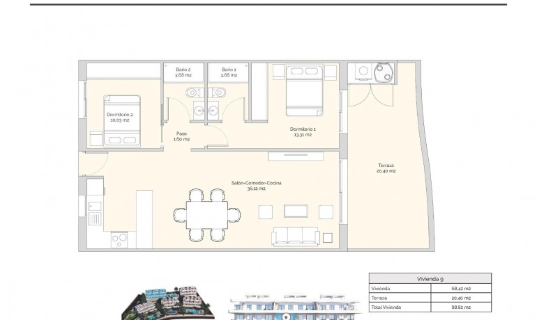 New Build - Apartment / Flat -
Finestrat* - Piug Campana Golf*